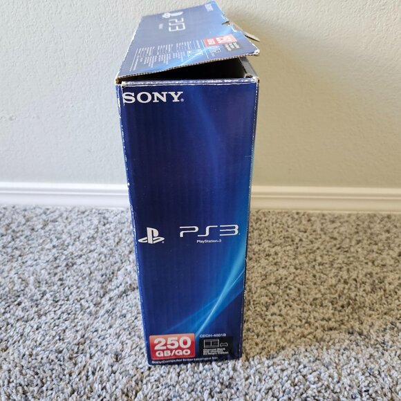 EMPTY BOX Sony PS3 250GB Empty Box For PlayStation 3 Console NO CONTENTS - Picture 9 of 9